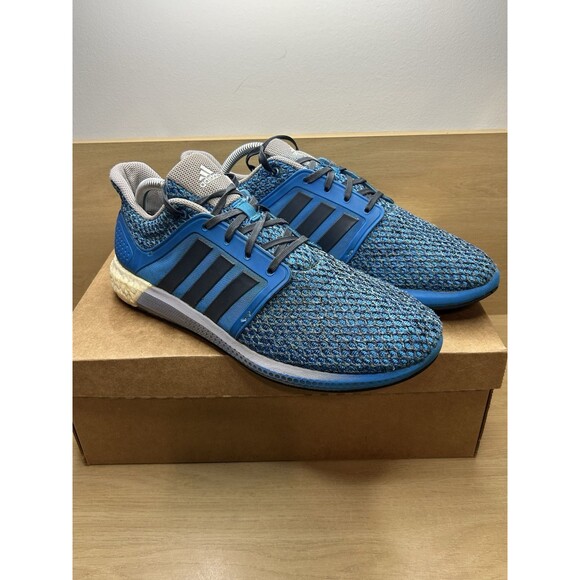Adidas Solar Boost Mens Size 10 Shoes Energy Blue Black Running Sneakers - Picture 3 of 11